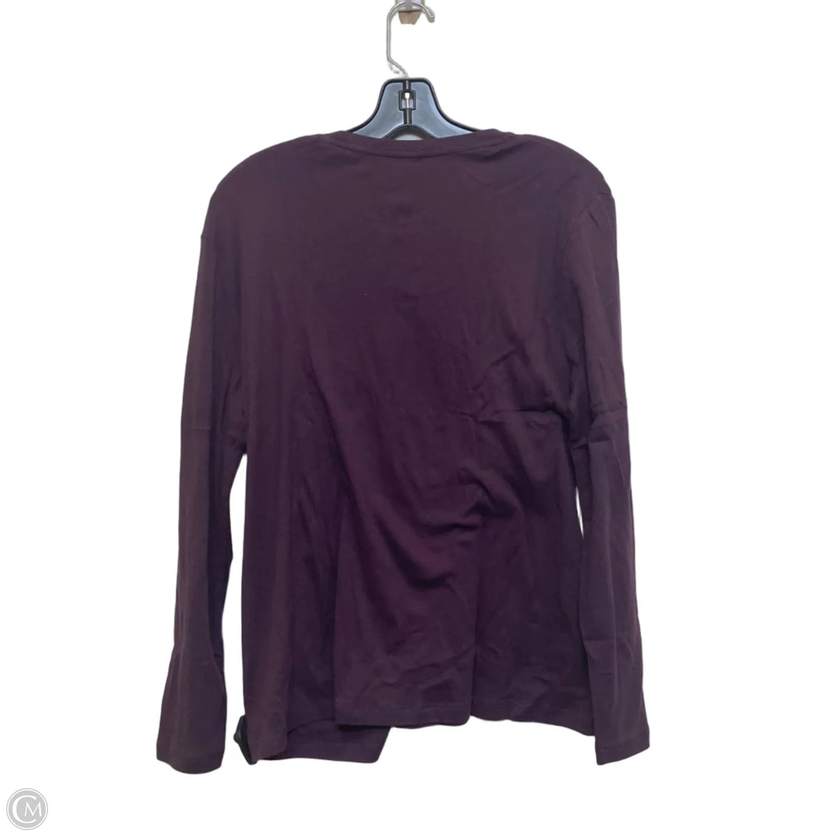 Top Long Sleeve Basic By Sonoma In Purple, Size: Xlp