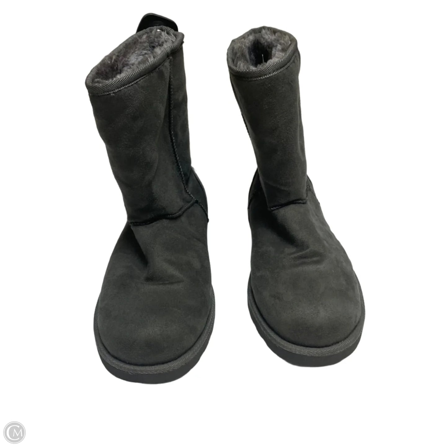 Boots Ankle Flats By Makalu In Grey, Size: 9