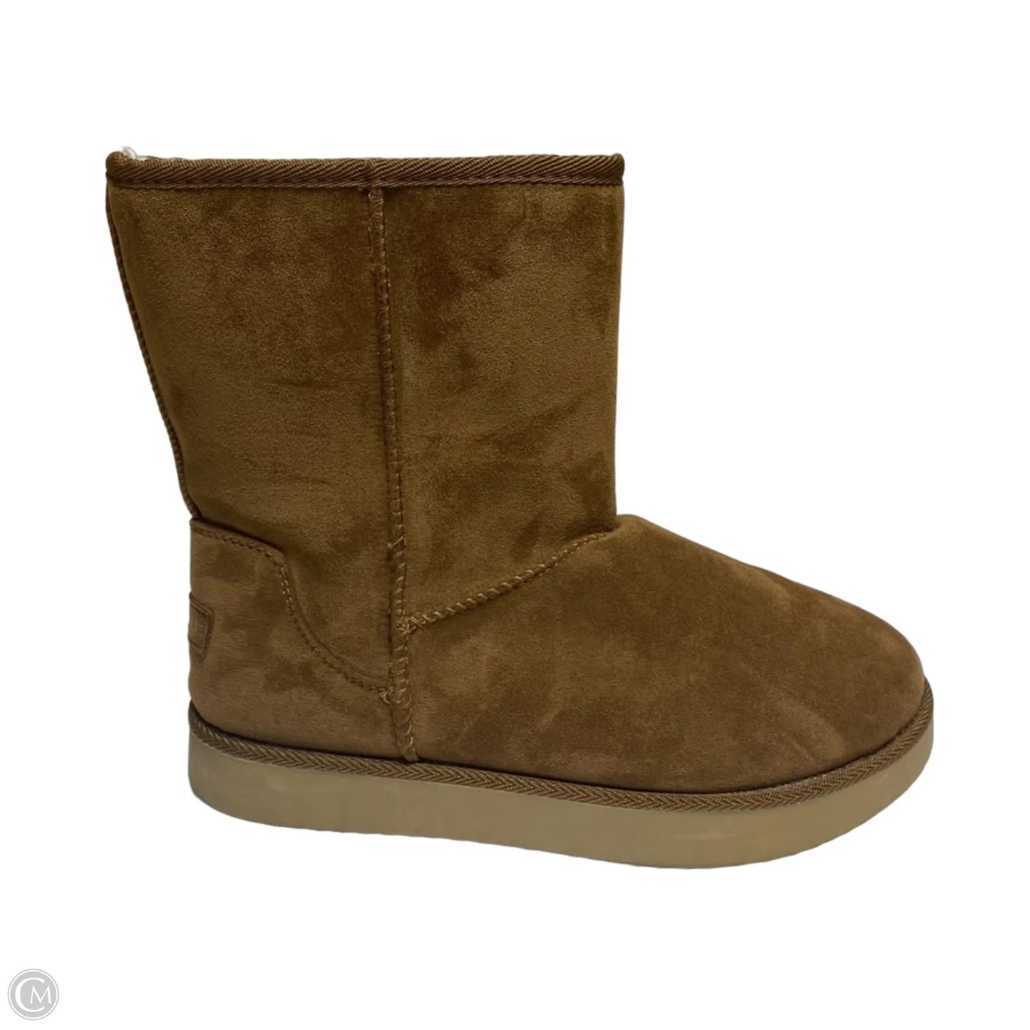 Boots Ankle Flats By Makalu In Brown, Size: 9