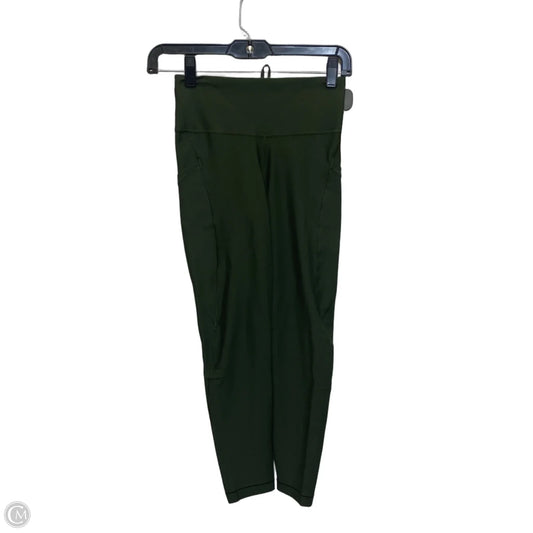 Athletic Leggings By Athleta In Green, Size: Xs