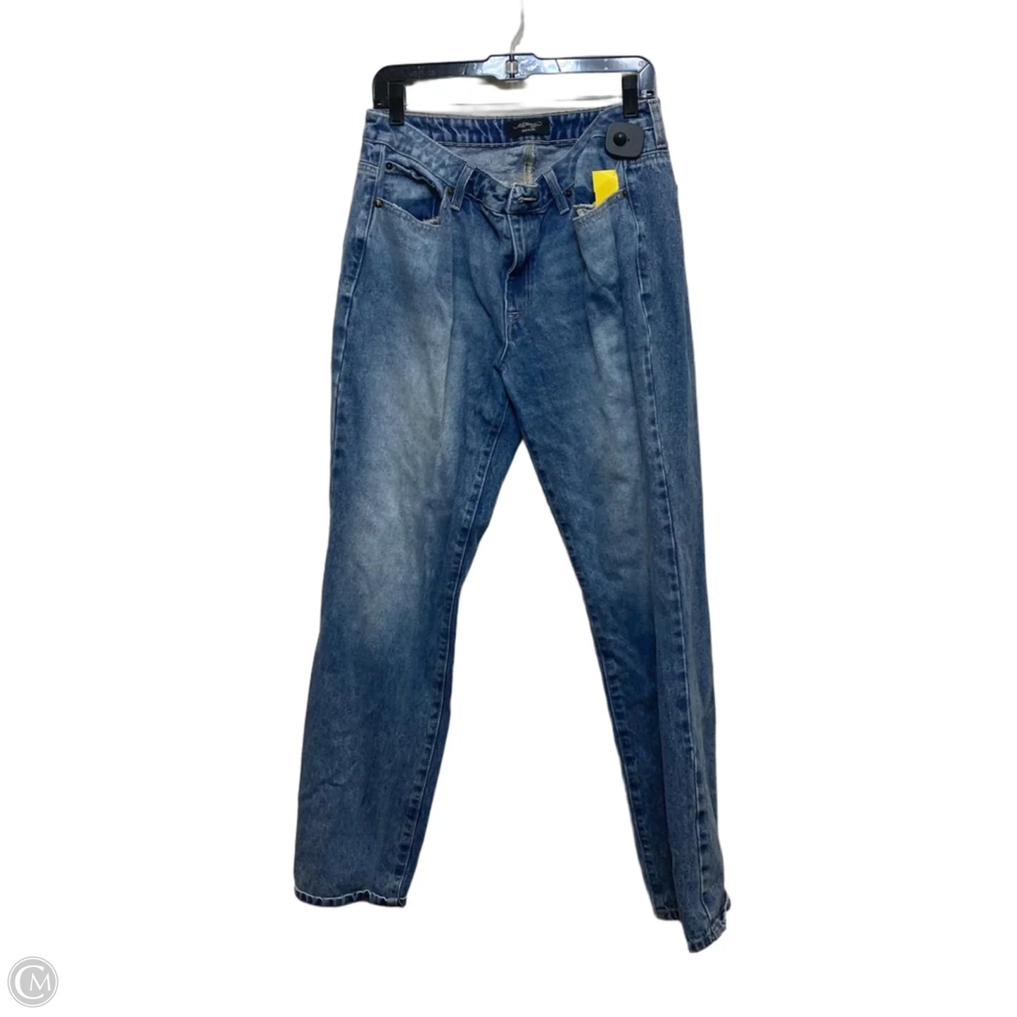 Jeans Straight By Ed Hardy In Blue Denim, Size: 10