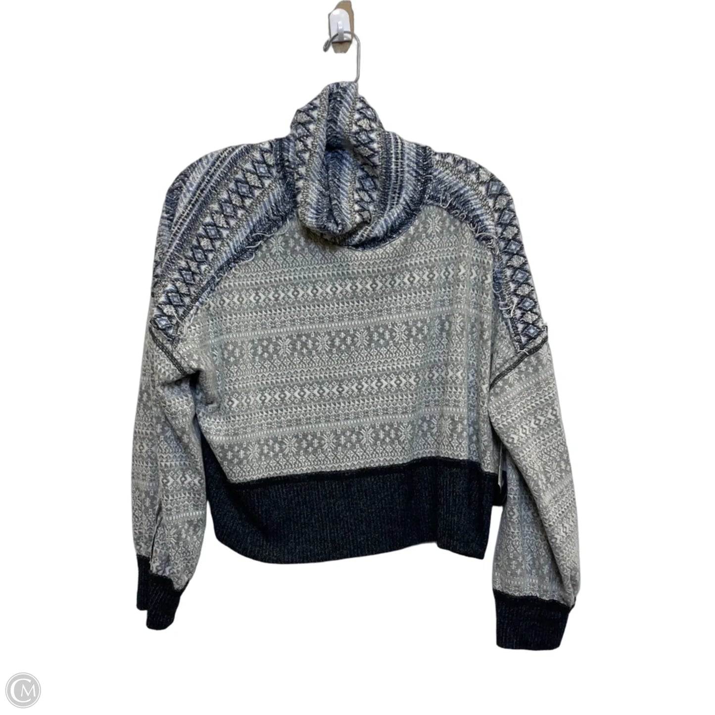 Top Long Sleeve By We The Free In Blue & Grey, Size: Xs