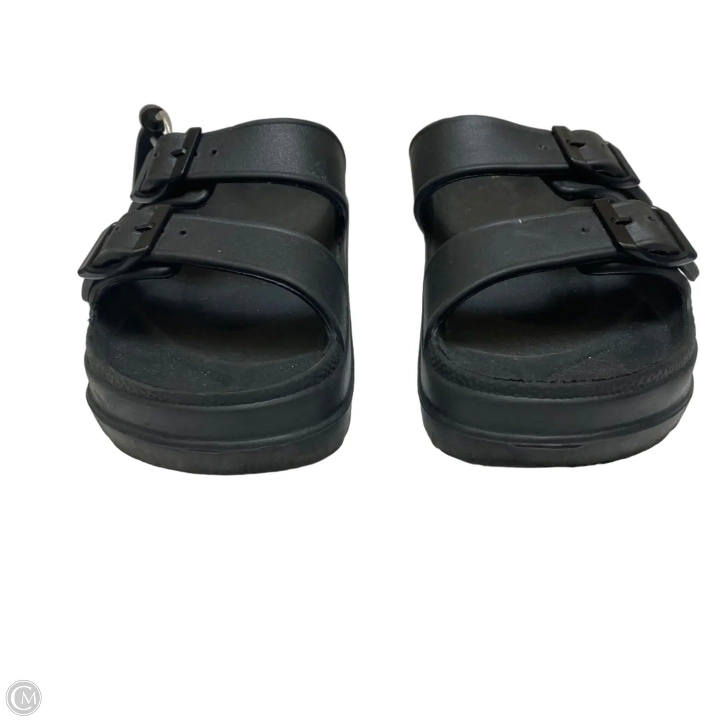 Sandals Heels Platform By Wild Fable In Black, Size: 6