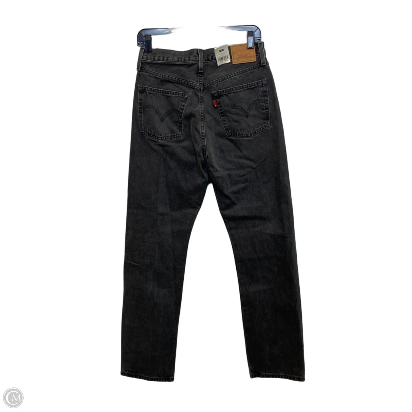 Jeans Straight By Levis In Grey Denim, Size: 4