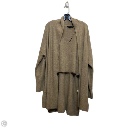 Sweater 2pc By Tahari In Brown, Size: M