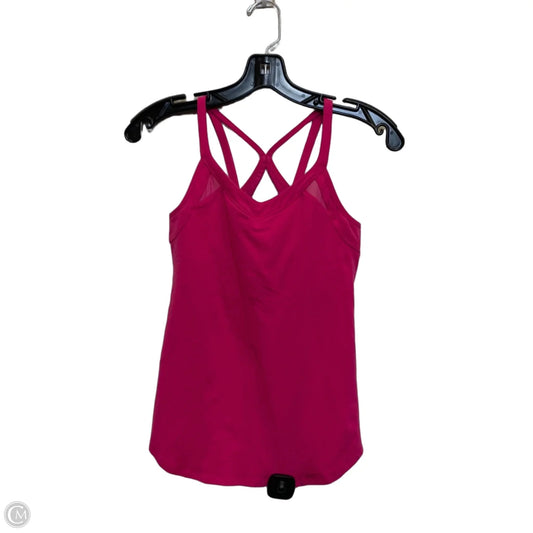 Athletic Tank Top Designer By Lululemon In Pink, Size: S