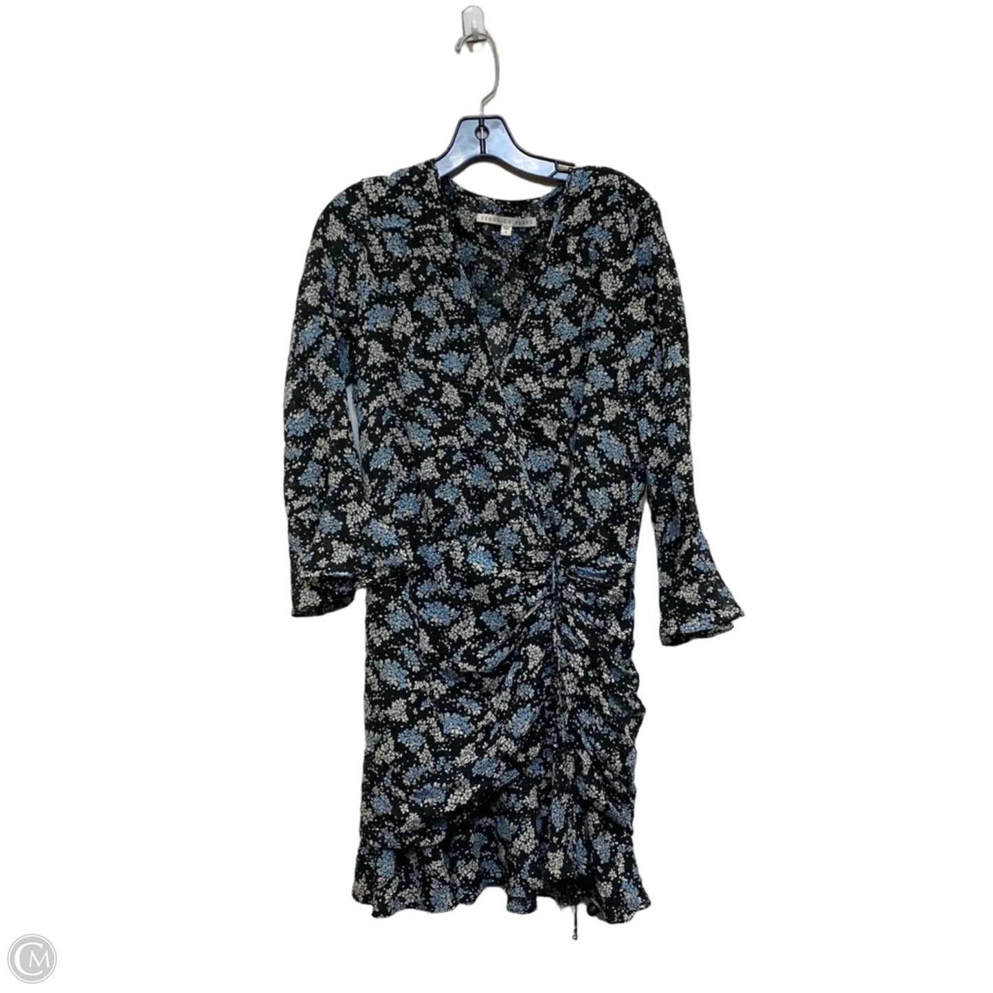 Dress Designer By Veronica Beard In Black & Blue, Size: M