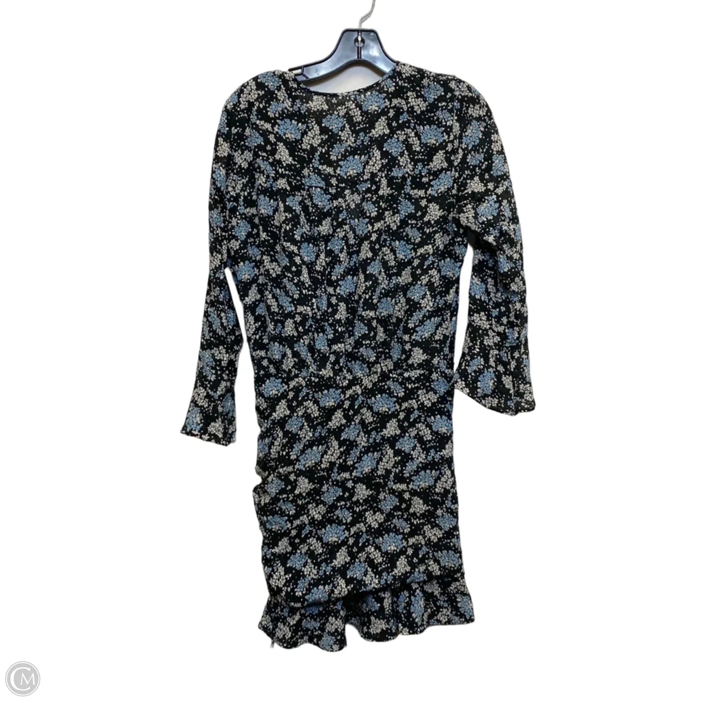 Dress Designer By Veronica Beard In Black & Blue, Size: M