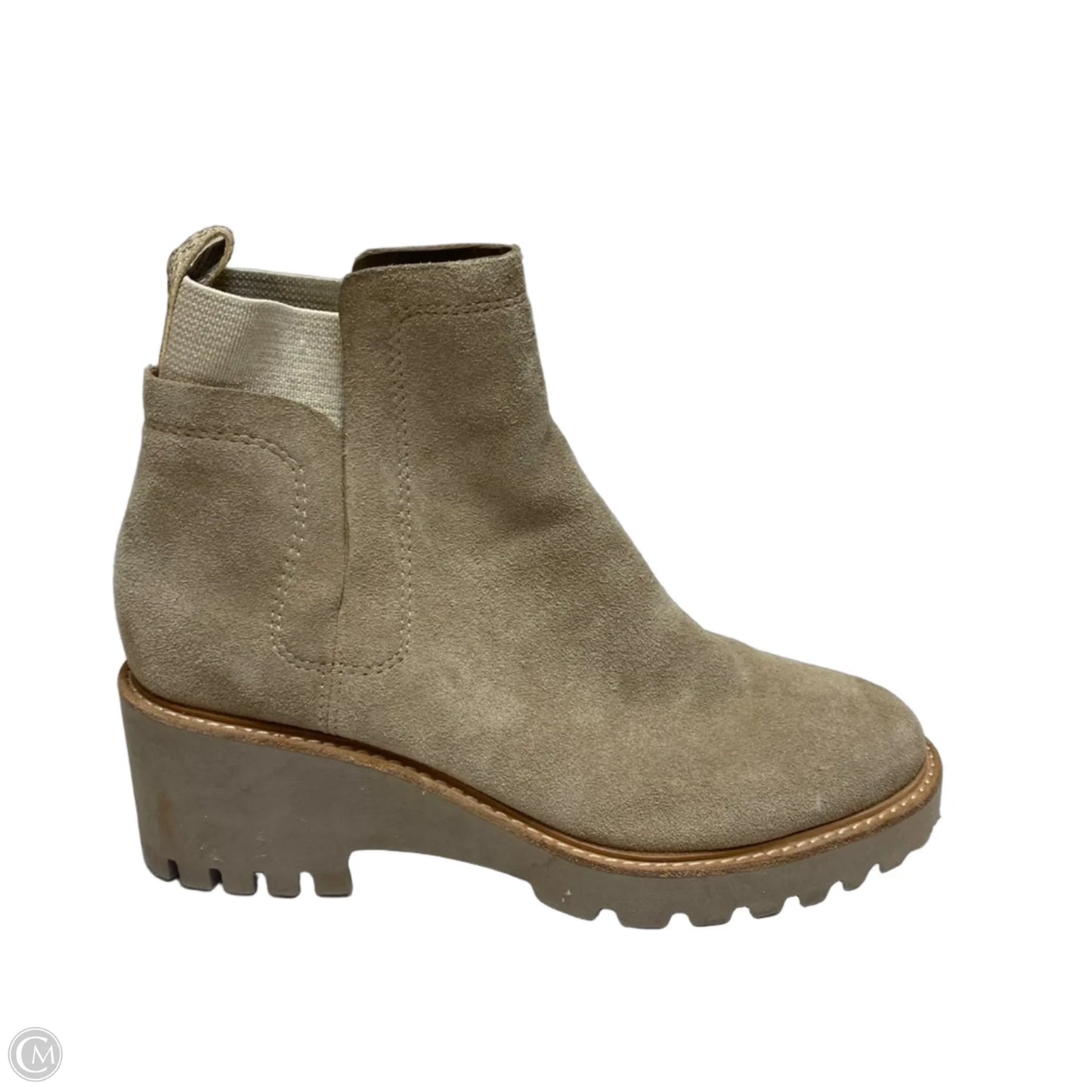 Boots Ankle Heels By Dolce Vita In Tan, Size: 9