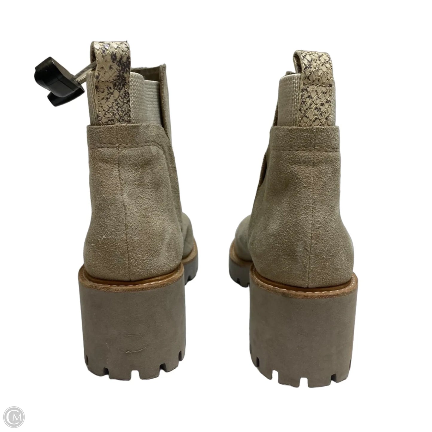 Boots Ankle Heels By Dolce Vita In Tan, Size: 9