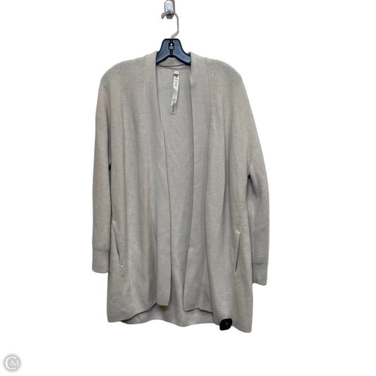 Sweater Cardigan Designer By Lululemon In Cream, Size: S