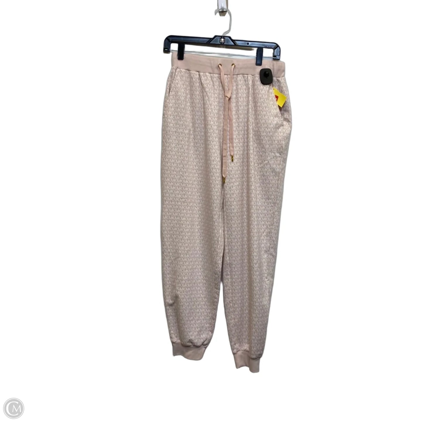Lounge Set Pants By Michael By Michael Kors In Pink & White, Size: M