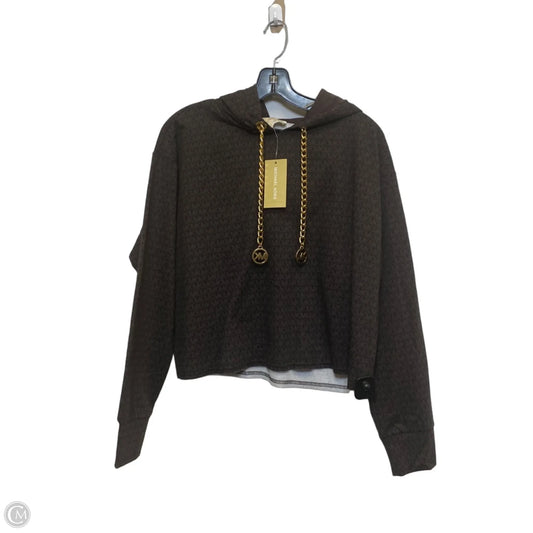 Sweatshirt Hoodie By Michael By Michael Kors In Brown, Size: S