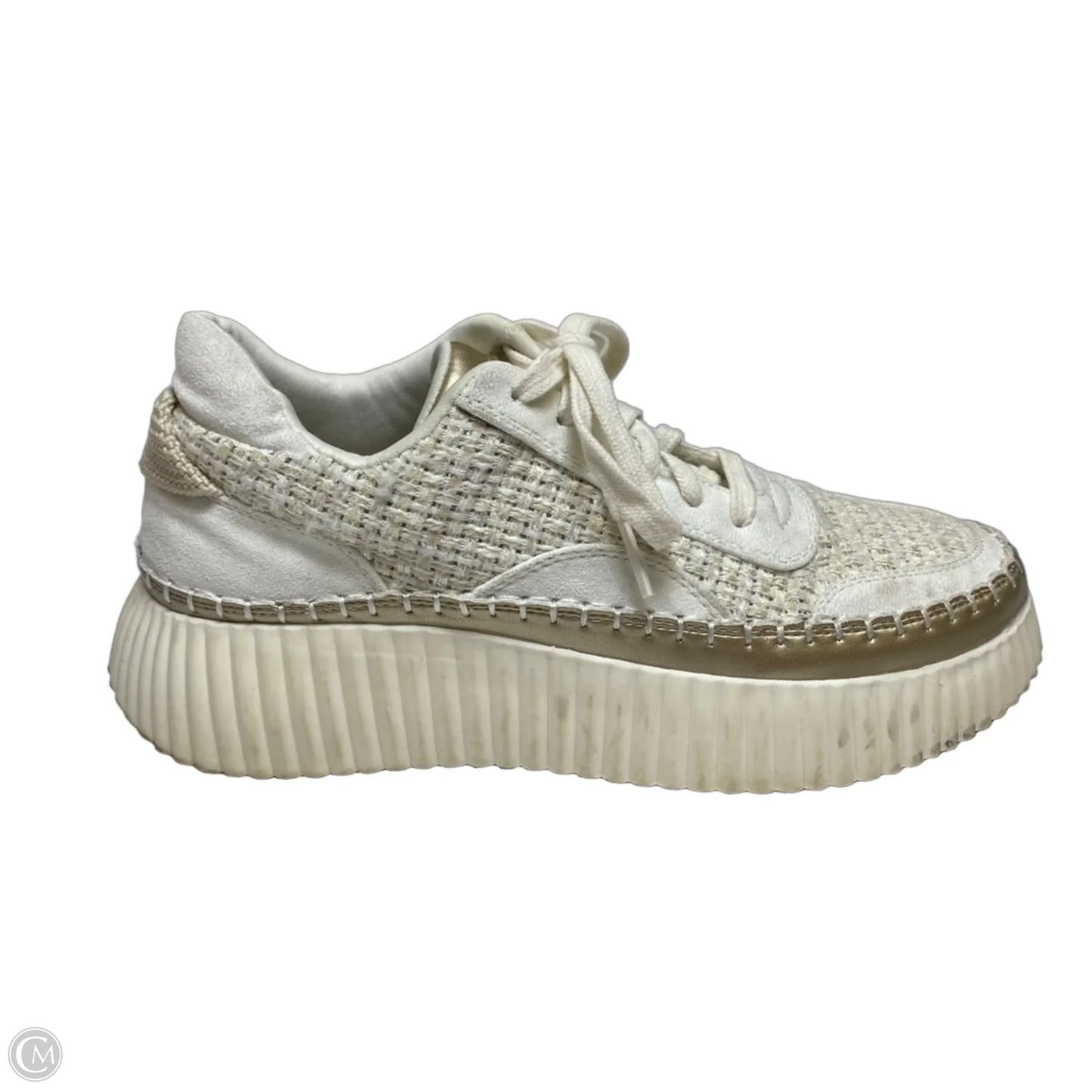 Shoes Sneakers By Coconuts In Cream, Size: 8