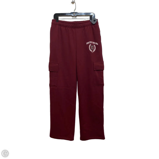 Athletic Pants By Clothes Mentor In Red, Size: L