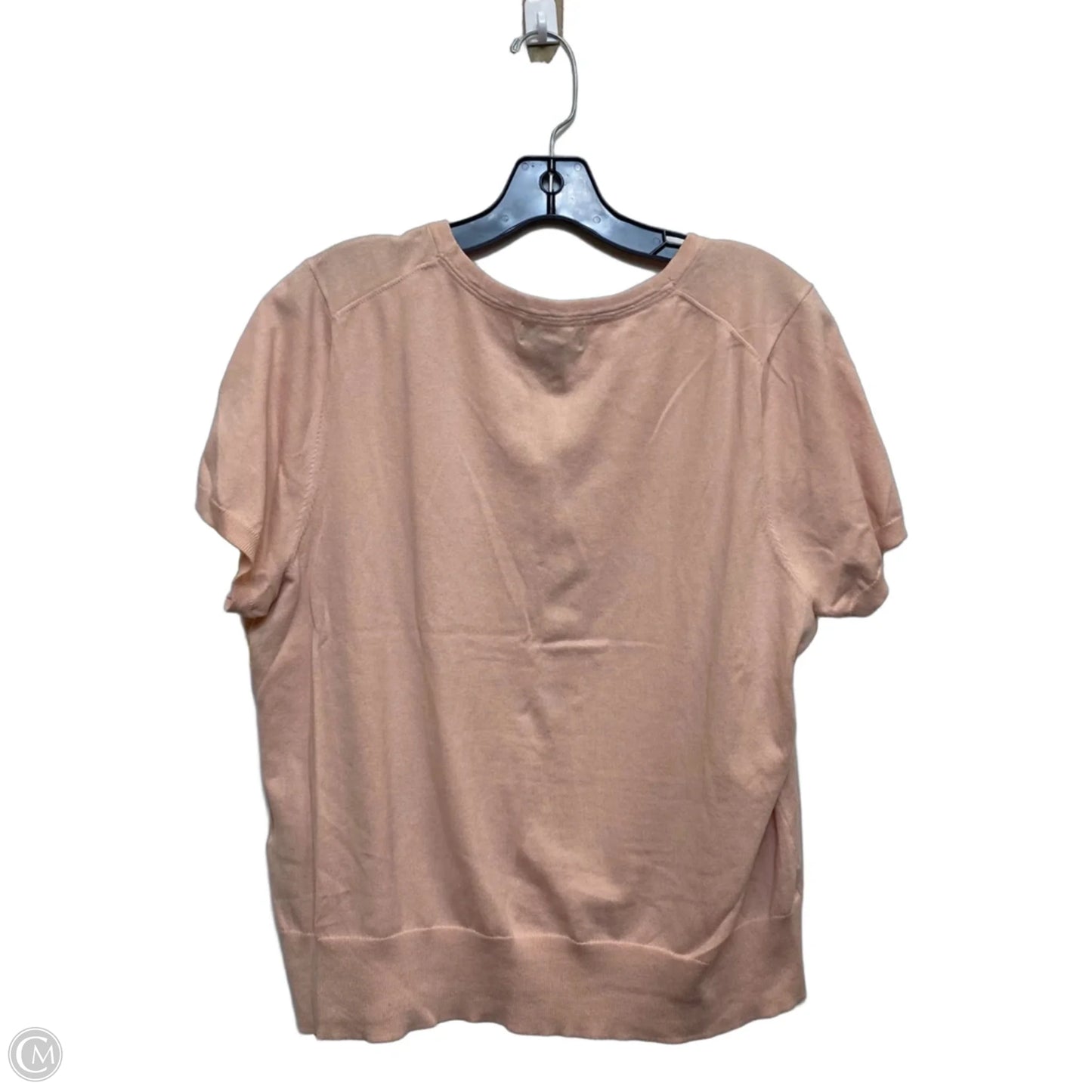 Top Short Sleeve By Lands End In Pink, Size: Xl
