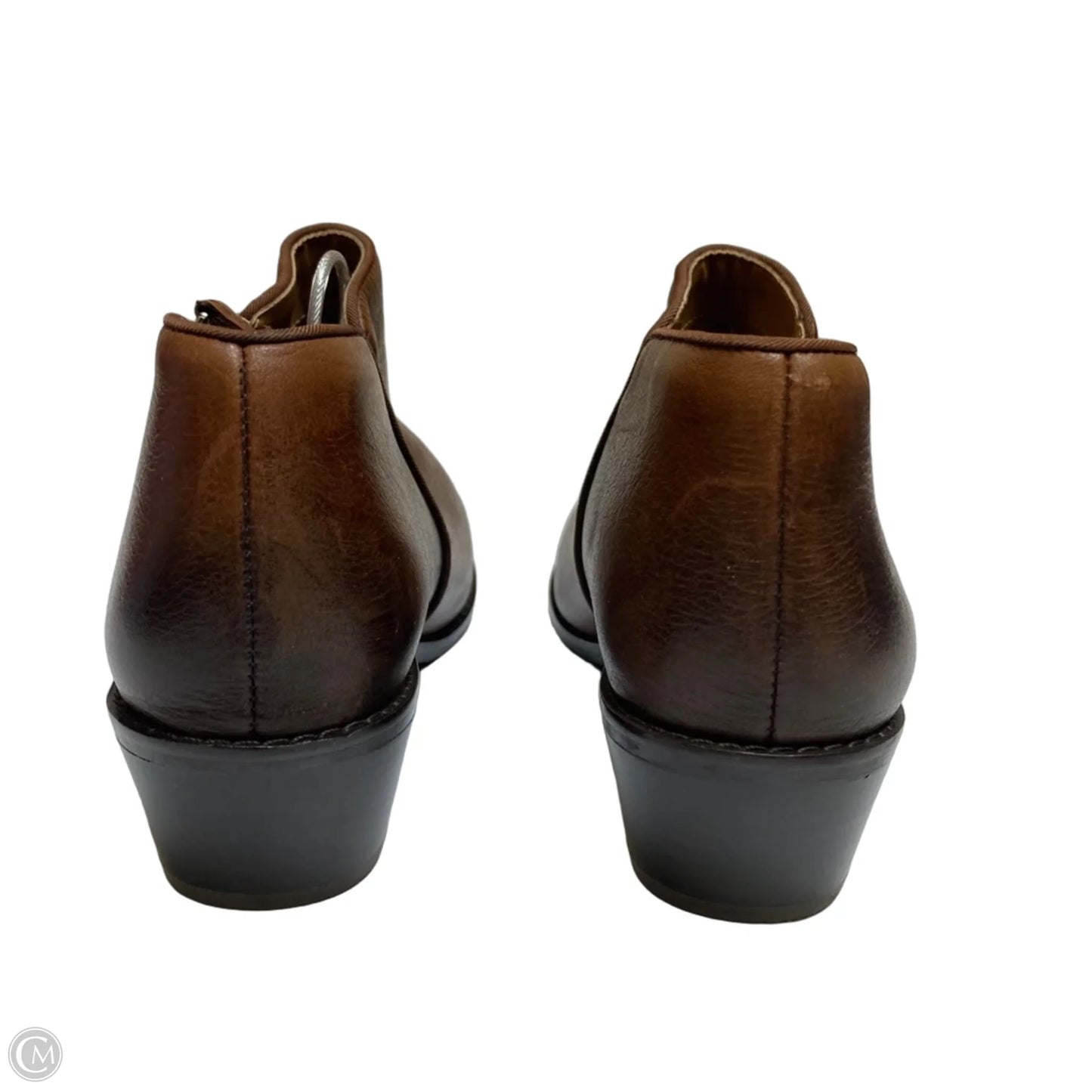 Boots Ankle Flats By Vionic In Brown, Size: 6.5