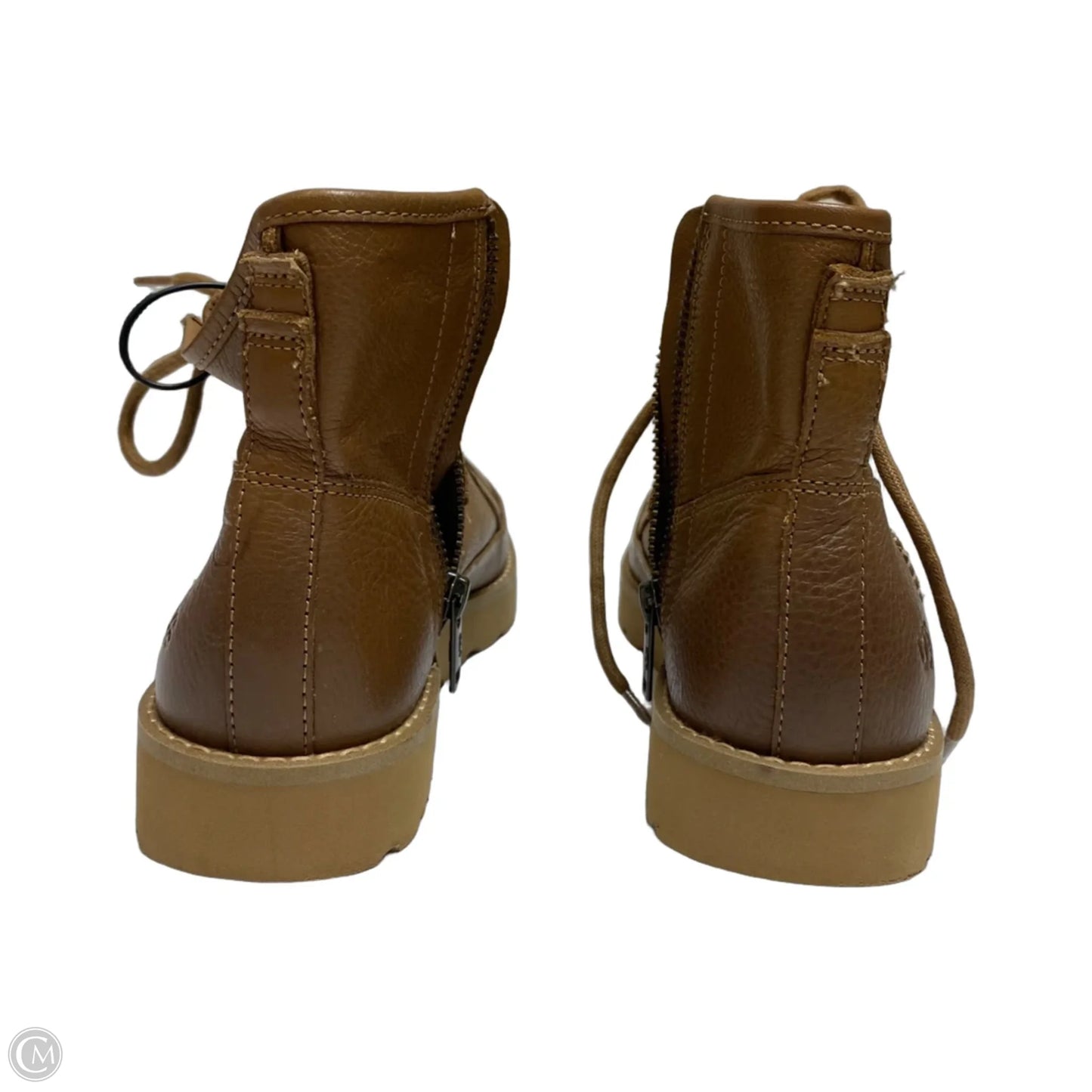 Boots Designer By Ugg In Brown, Size: 8