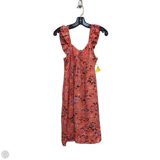 Dress Casual Short By Loft In Coral, Size: Sp