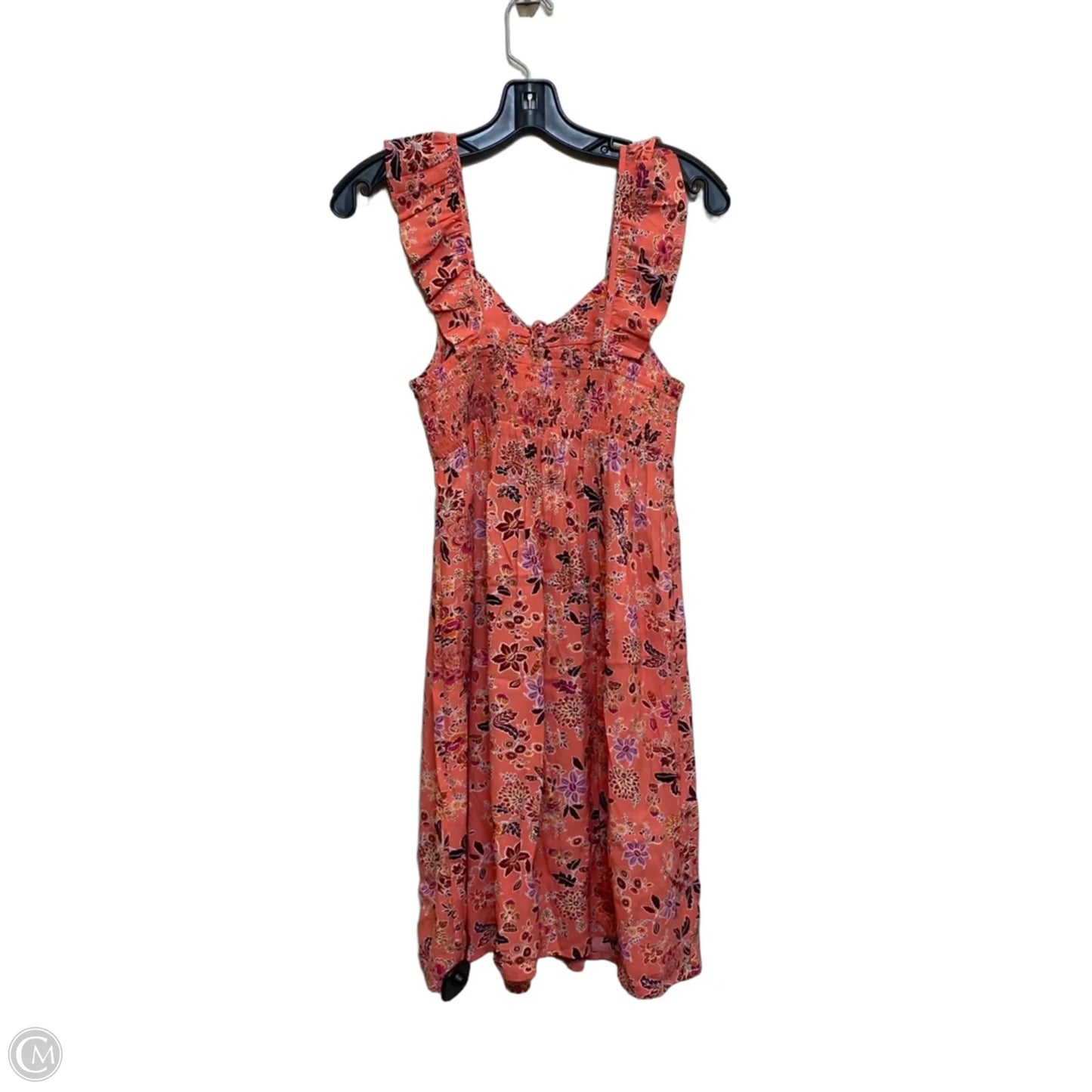 Dress Casual Short By Loft In Coral, Size: Sp