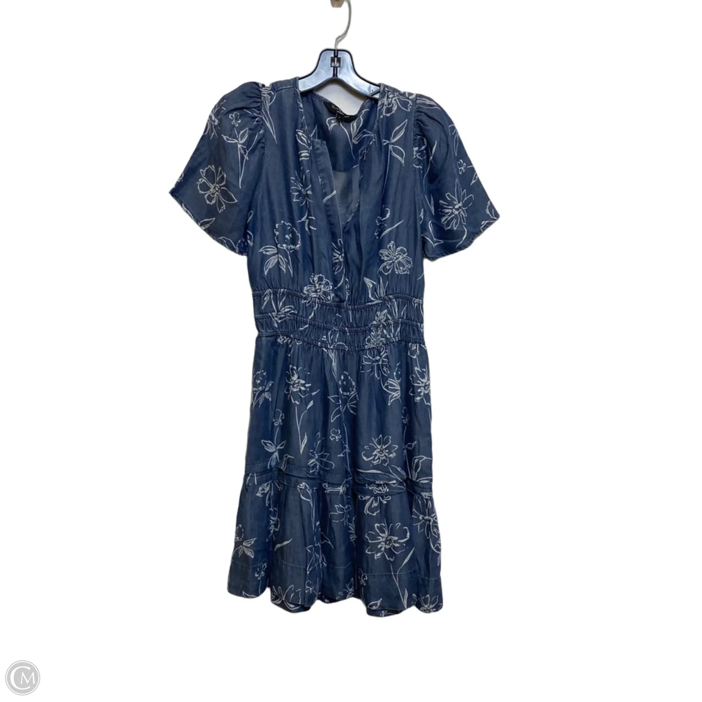Dress Casual Short By Velvet Heart In Blue & White, Size: S