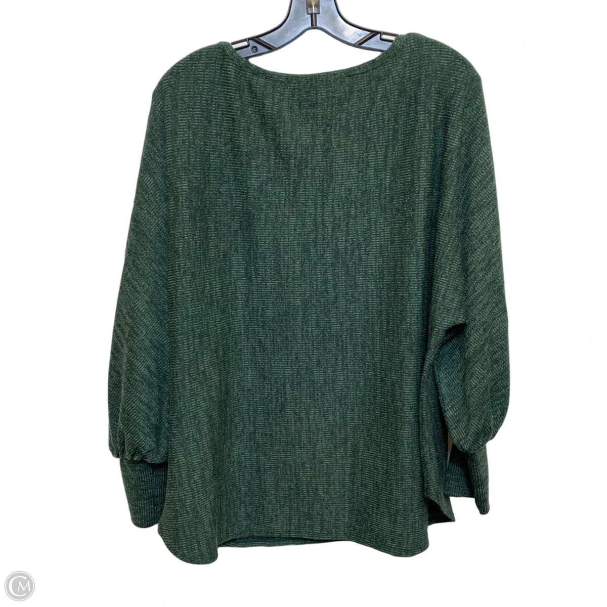 Top Long Sleeve By Max Studio In Green, Size: 1x