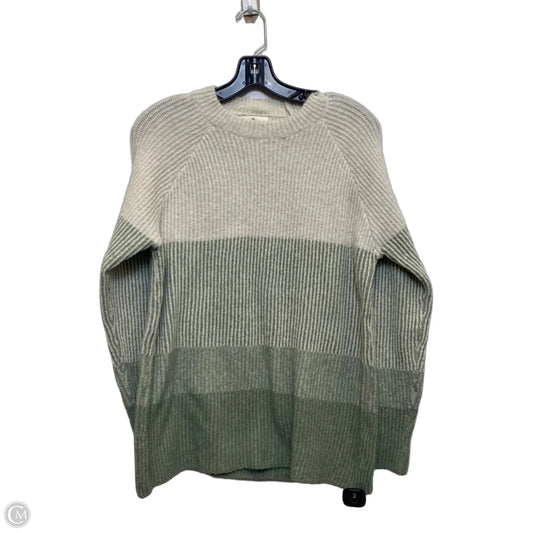 Sweater By Betseys Boutique Shop In Cream & Green, Size: M