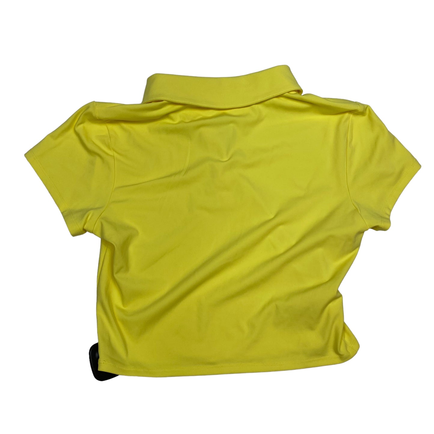 Athletic Top Short Sleeve By 90 Degrees By Reflex In Yellow, Size: M