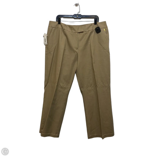 Pants Chinos & Khakis By Worthington In Tan, Size: 18