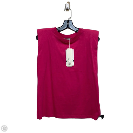Top Sleeveless By Zara In Pink, Size: S
