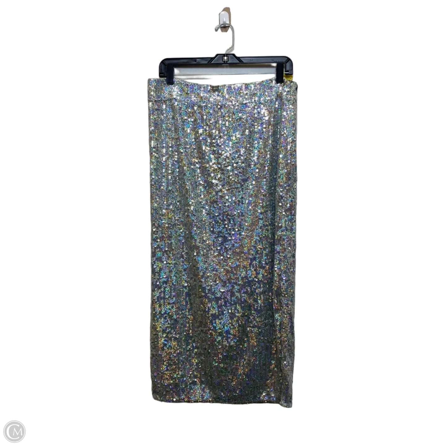 Skirt Maxi By Whistles In Silver, Size: L