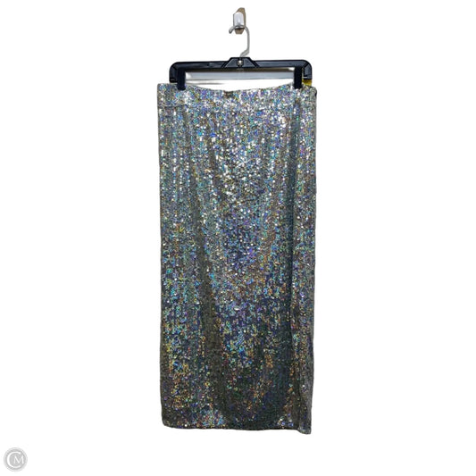 Skirt Maxi By Whistles In Silver, Size: L
