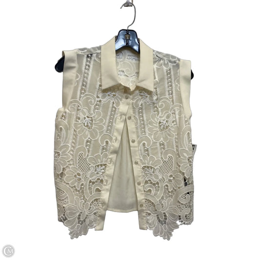 Top Sleeveless By NVLT In Cream, Size: S