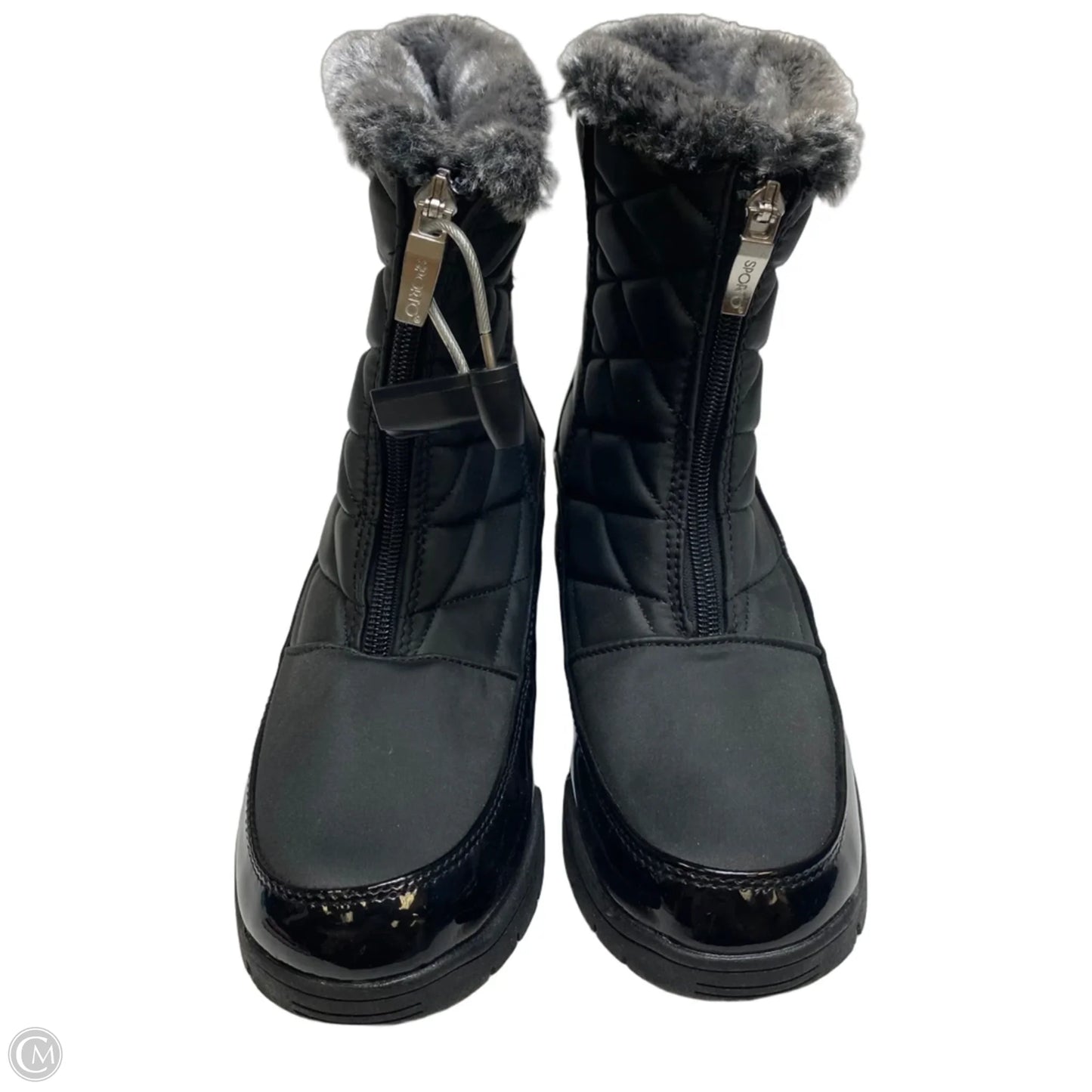 Boots Snow By Sporto In Black, Size: 7.5