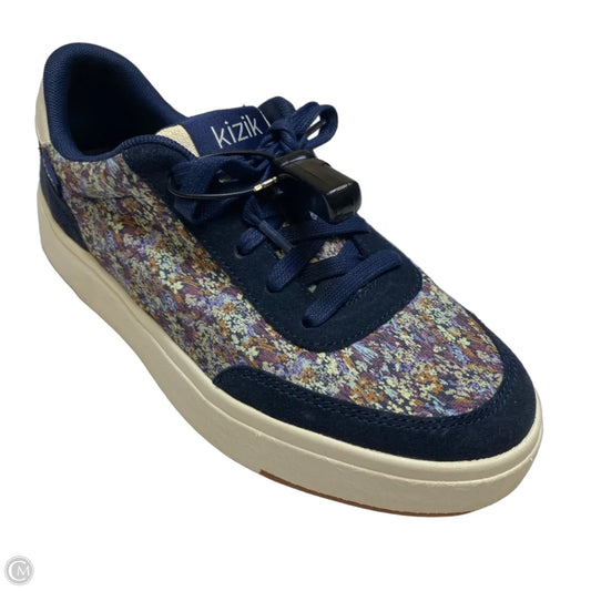 Shoes Sneakers By Kizik In Blue & Cream, Size: 7.5