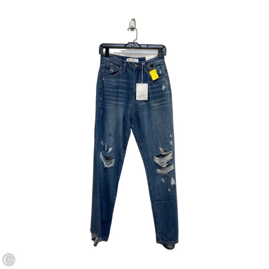Jeans Straight By Kancan In Blue Denim, Size: 2