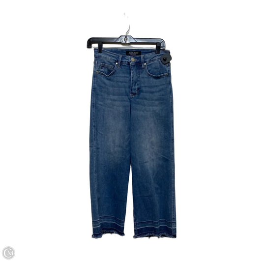 Jeans Cropped By Judy Blue In Blue Denim, Size: 2