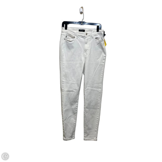 Jeans Skinny By Judy Blue In White Denim, Size: 8