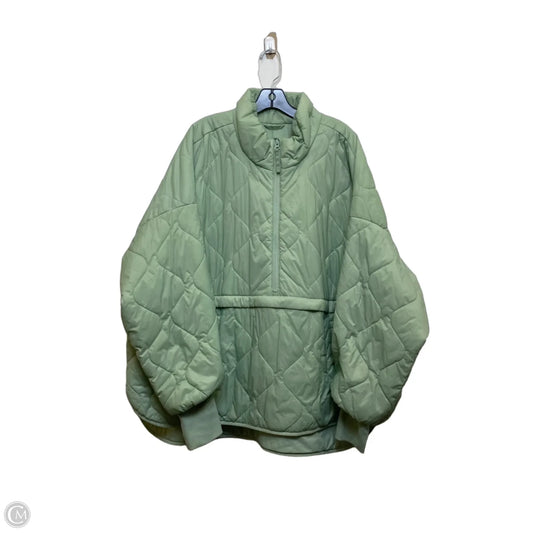 Jacket Puffer & Quilted By Cmf In Green, Size: 3x