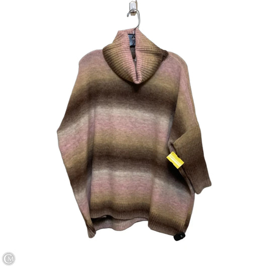 Sweater By Loft In Brown & Pink, Size: Xs
