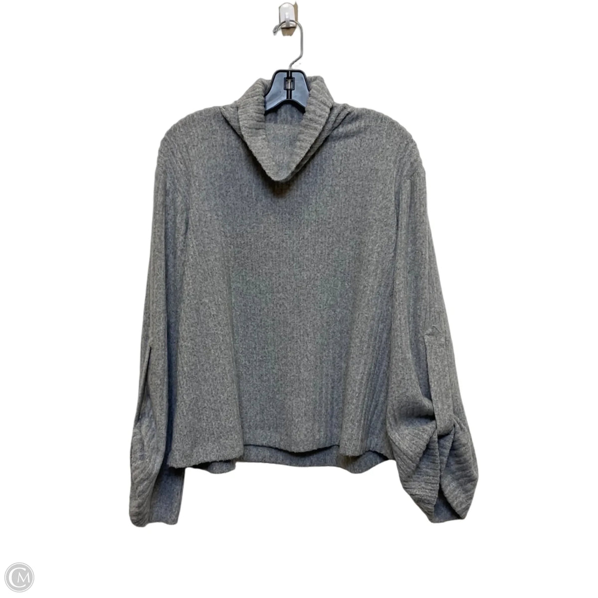 Top Long Sleeve By Limited In Grey, Size: L