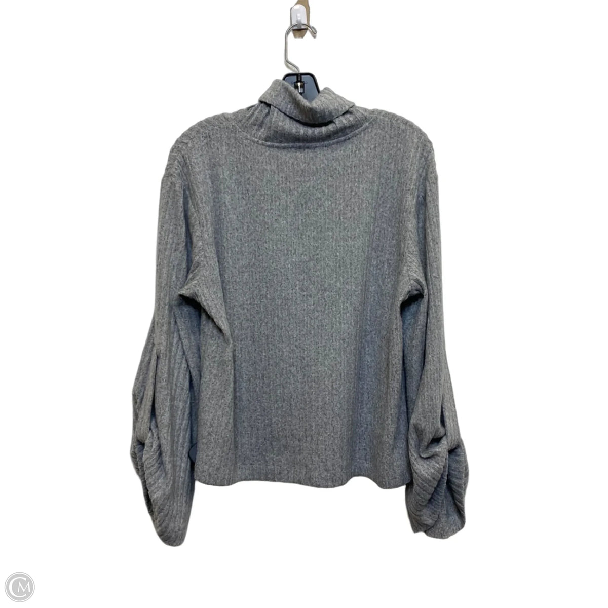 Top Long Sleeve By Limited In Grey, Size: L