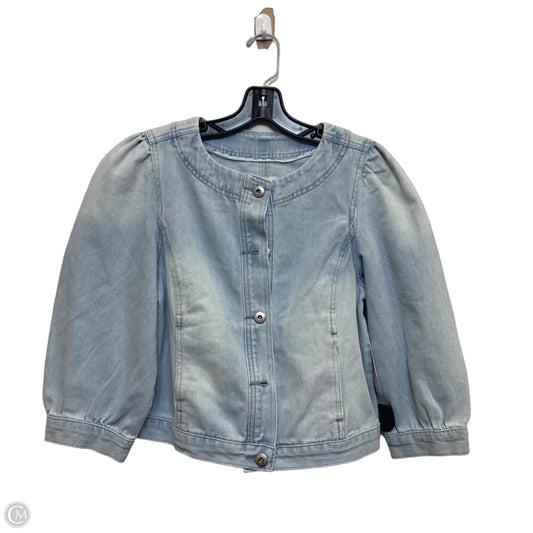 Top 3/4 Sleeve By Kensie In Blue Denim, Size: M