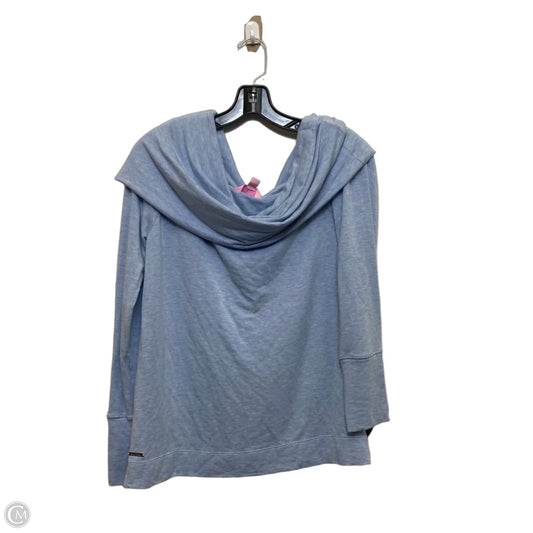 Top Long Sleeve Designer By Lilly Pulitzer In Blue, Size: S