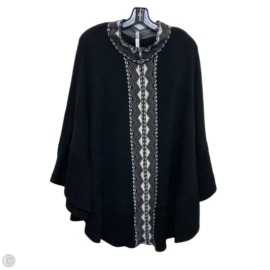 Poncho By Ny Collection In Black, Size: 2x