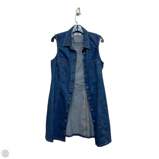 Dress Casual Short By Banana Republic In Blue Denim, Size: L