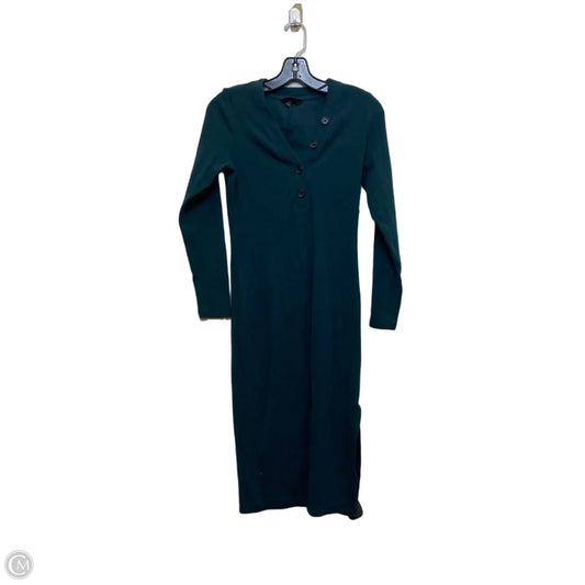 Dress Casual Midi By Banana Republic In Green, Size: S