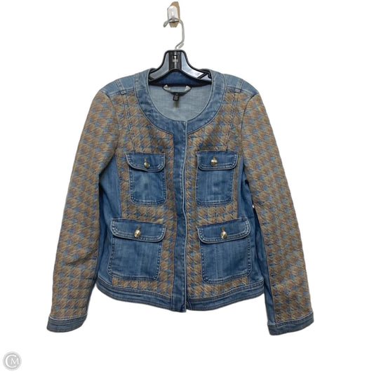 Jacket Denim By White House Black Market In Blue Denim, Size: L