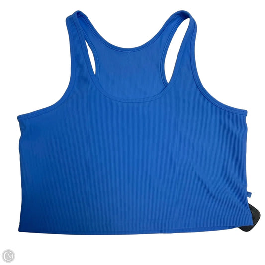 Athletic Tank Top Designer By Lululemon In Blue, Size: L