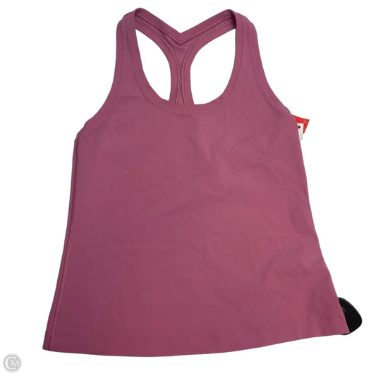 Athletic Tank Top Designer By Lululemon In Pink, Size: S